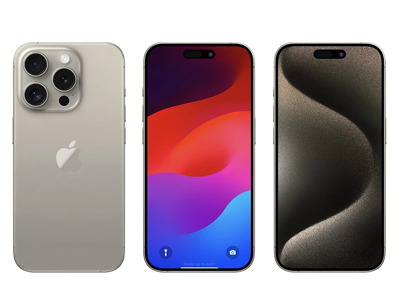 APPLE iPhone 15 Pro 128GB Blue Titanium- Reconditionné - Excellent état