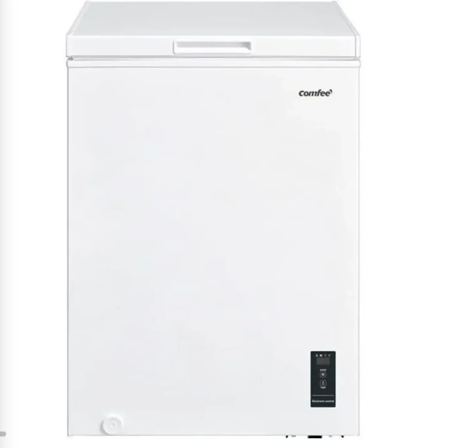 Congélateur Coffre Comfee RCC100WH2(E) - 99L - Classe E - Contrôle Digital- 38dB -49.5*54.5*85 cm - Commandes électroniques - Blanc