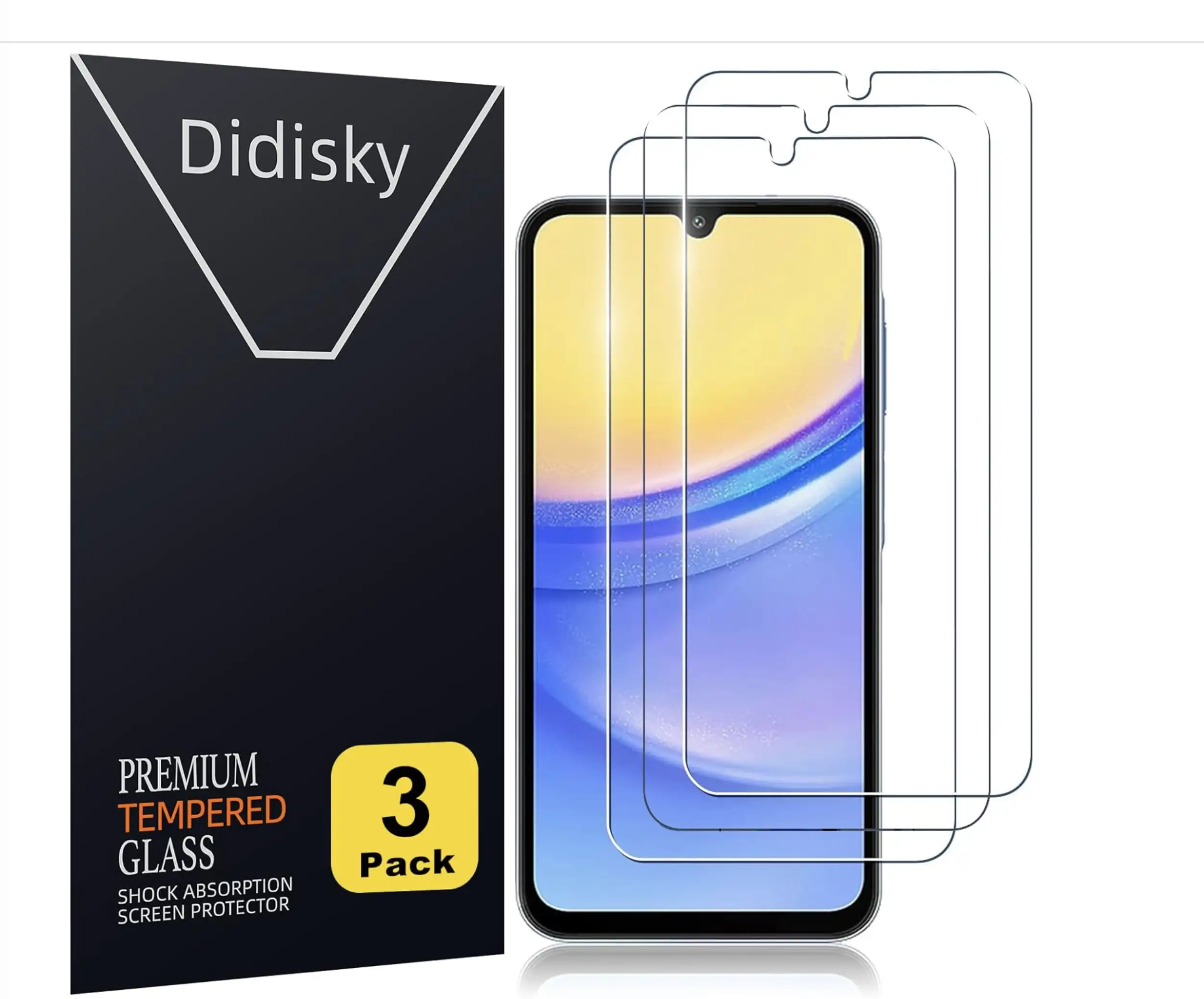 Lot de 3, Verre Trempé pour iPhone 14 / iPhone 13/13 Pro Film Protection écran Bulles d'air Ultra Résistant Dureté 9H Glass pour iPhone 14/13 / 13 Pro,6.1",Transpare