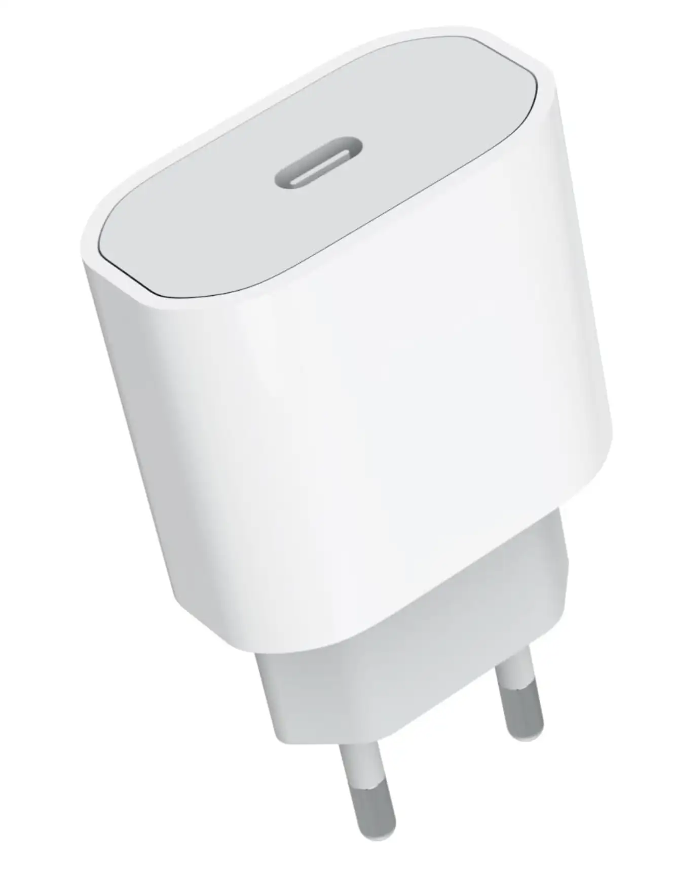 Chargeur Secteur Rapide 20W - Apple - iPhone  USB-C - Blanc