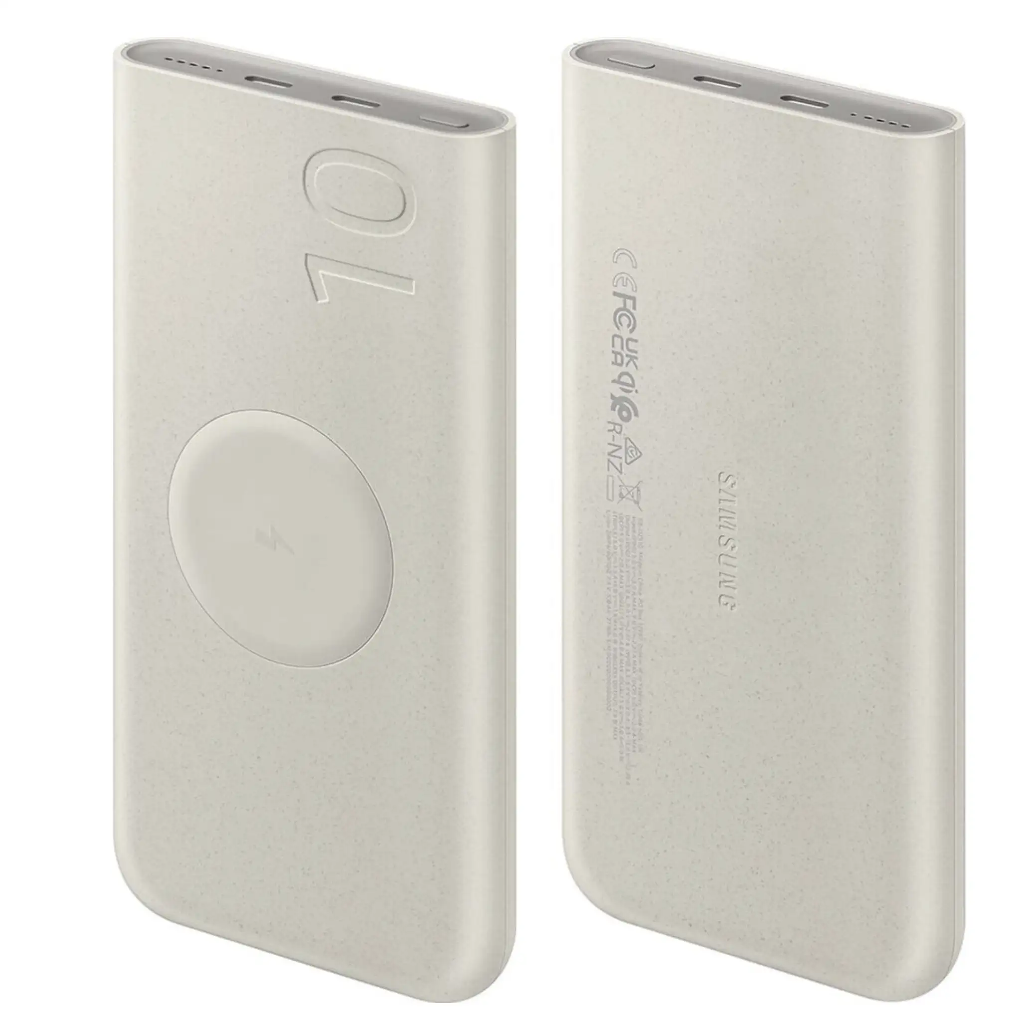 Batterie Externe - SAMSUNG - EB-U2510XUEGEU - 10000mAh - Induction - Beige