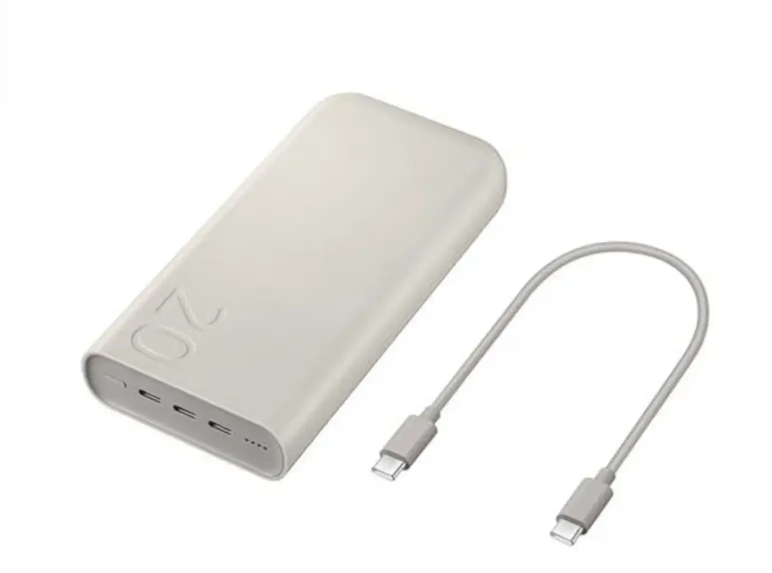 Batterie externe - SAMSUNG - 45W - 20000 mAh - 3 ports USB Type-C - Power Delivery 3.0