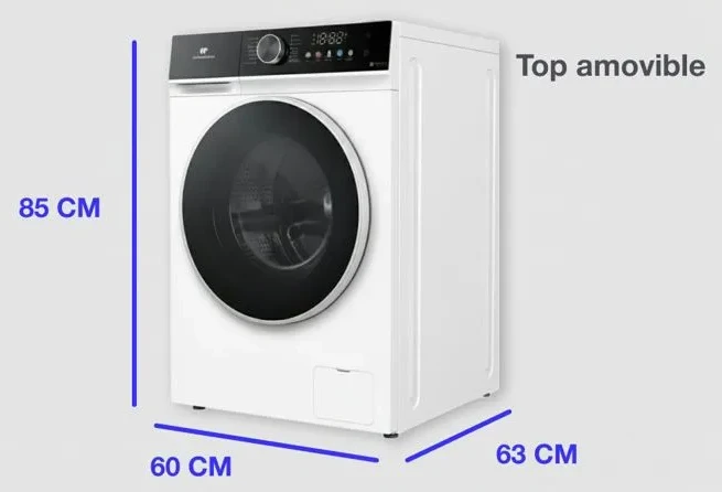 ave-linge séchant - CELS106W - 10kg / 6kg - Moteur induction directe - 60 cm - 1200 trs/min -