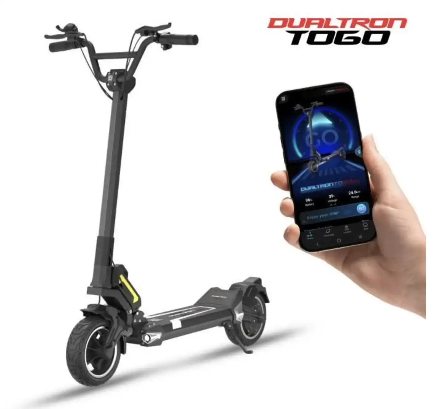 Trottinette électrique - DUALTRON - Togo Plus - 650W - 9 pouces - 60 km