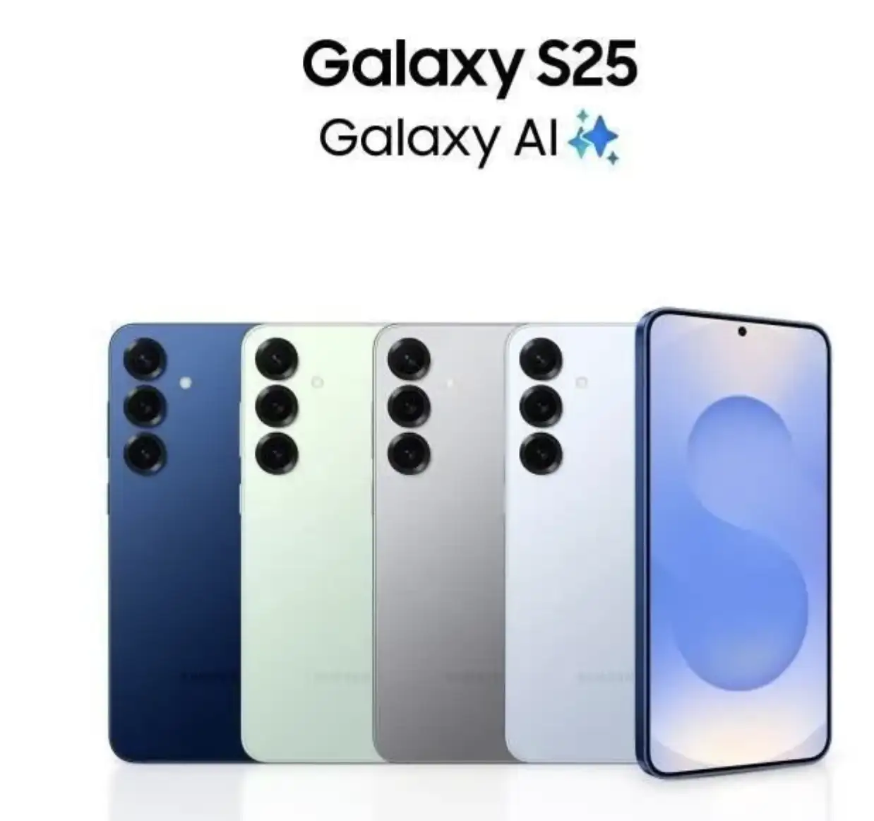 SAMSUNG Galaxy S25 AI Smartphone 256 Go Bleu clair Neuf