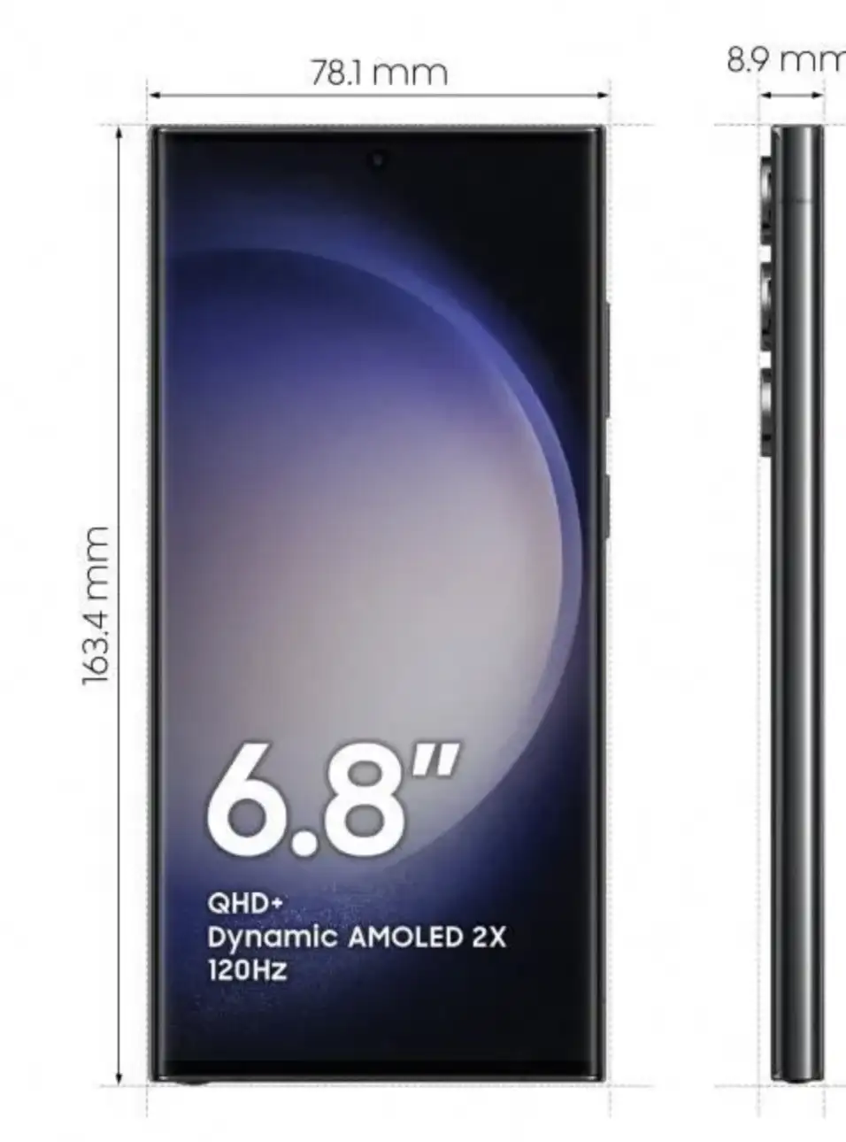 SAMSUNG Galaxy S23 Ultra 256 Go Noir Neuf