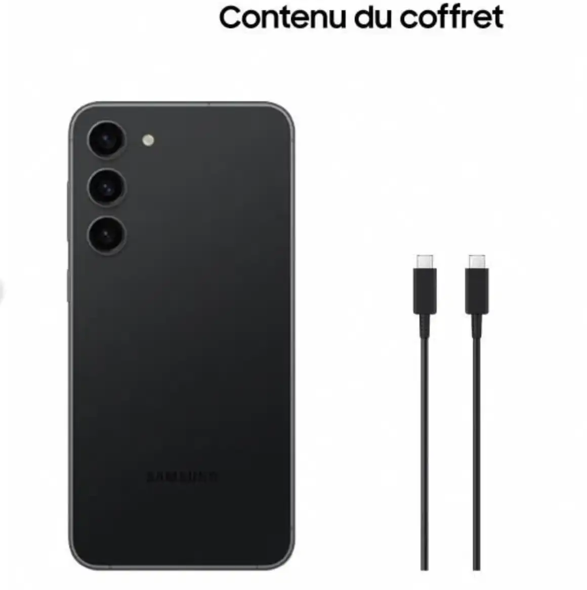 SAMSUNG Galaxy S23 plus 256 Go Noir Neuf