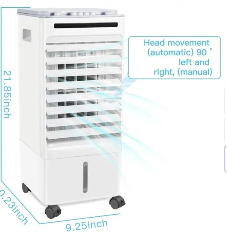 Climatiseur Mobile -  - 2025 - 4 En 1 - Ventilateur Silencieux - Réservoir 5L