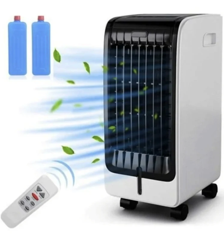 Climatiseur Mobile 6L sans Evacuation 4 en 1,Refroidisseur, Ventilateur,Télécommande,Oscillation Automatique et Minuterie 8H