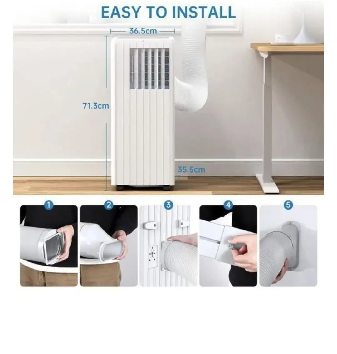 Climatiseur mobile  3 en 1 (clim+déshumid+ventil) - 2.6 kW