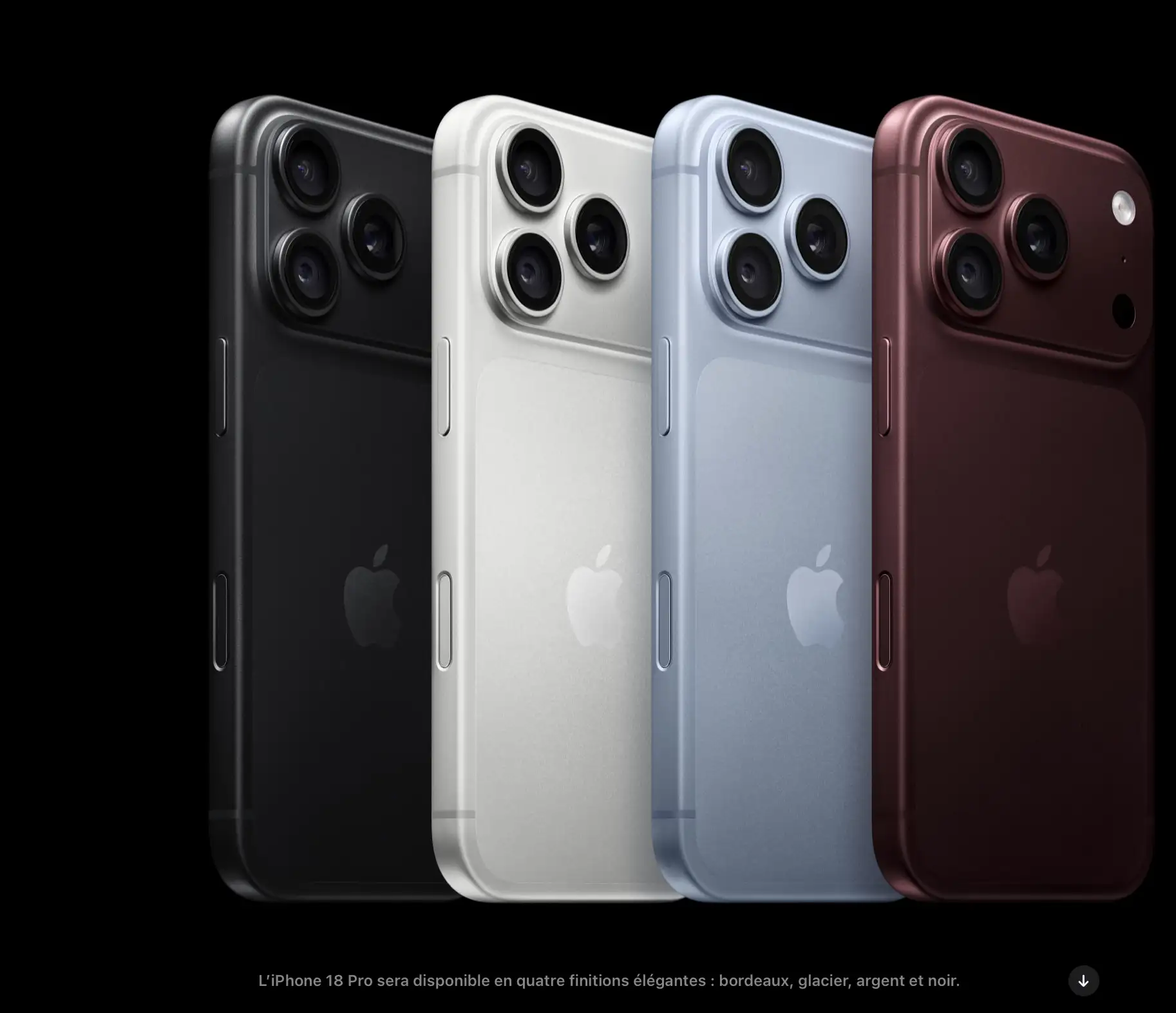 Smartphone APPLE iPhone 18 Pro Bordeaux 256Go B